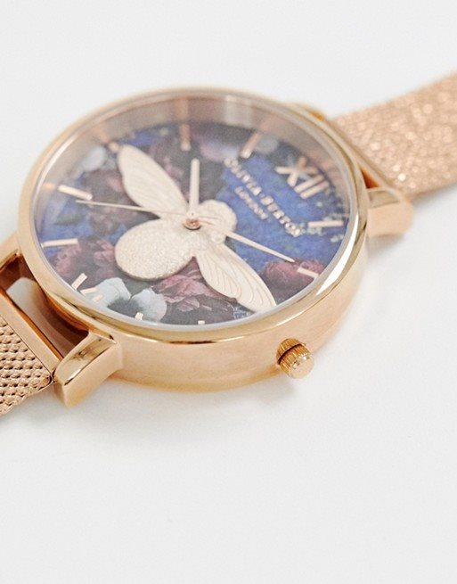 Oiritaly Watch Quartz Woman Olivia Burton Semi Precious Watches